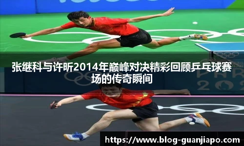 张继科与许昕2014年巅峰对决精彩回顾乒乓球赛场的传奇瞬间